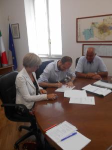 Eliana Baici, Federico Binatti e Tiziano Casellino 